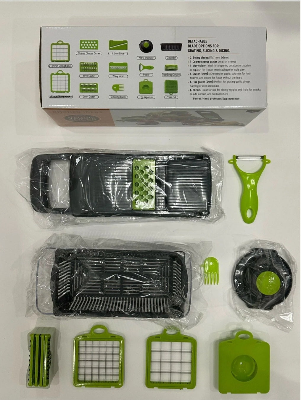 Mandoline 12 en 1  Promo Spécial TABASKI (version ultra solide)